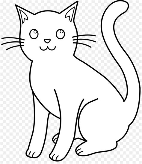 81 anime kawaii chibi cute cat drawing. Gambar sepatu: Gambar Vektor Kucing Hitam Putih