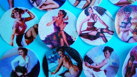 Va Voom Pin Up Girl Edible Image Wafer Papers For Your Etsy