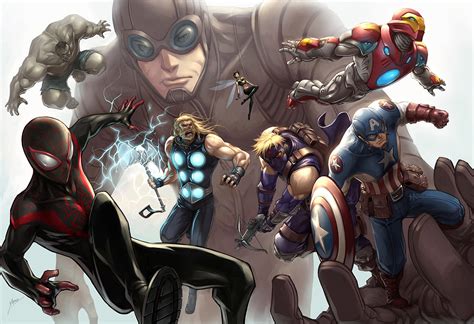 Comics Forever The Ultimates Artwork By Drake Tsui 2012