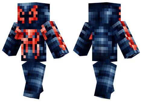 Spiderman 2099 Minecraft Skins