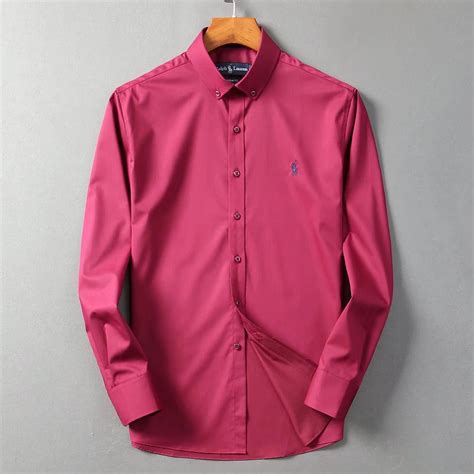 Cheap 2020 Ralph Lauren Long Sleeve Shirts For Men 23144029