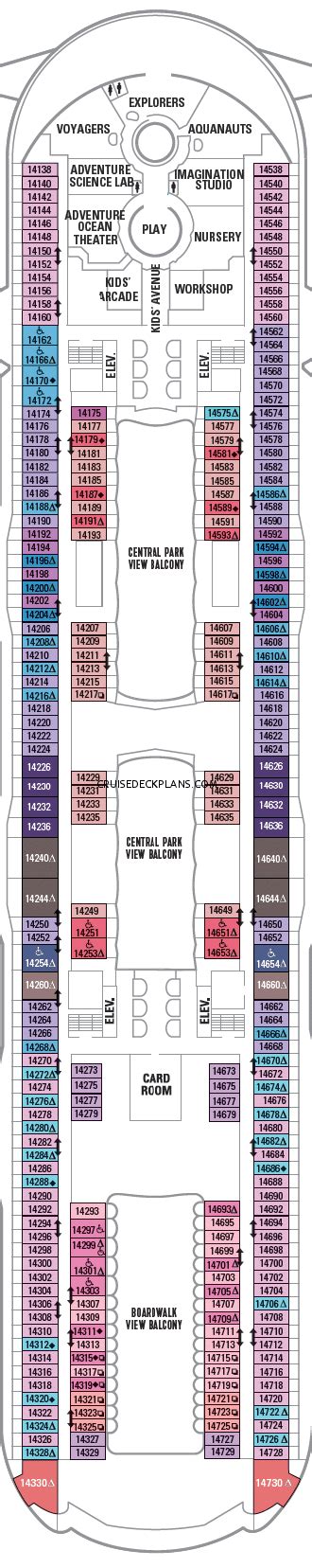 Allure Of The Seas Deck Plan Allure Of The Seas Deck Plans