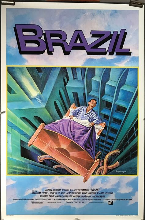 Brazil Original Vintage Terry Gilliam Movie Poster Original Vintage