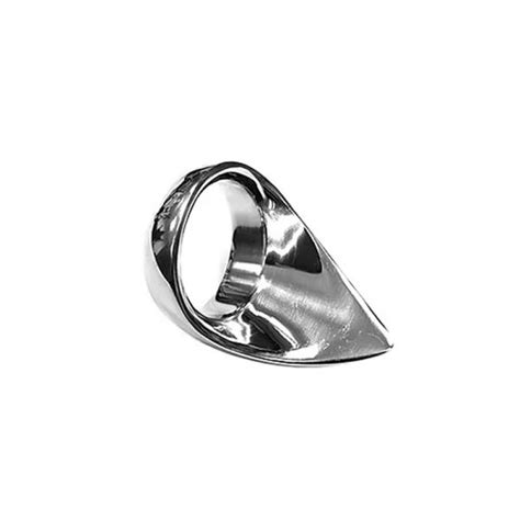 stainless steel stainless steel tear drop cock ring 45mm in clamshell on literotica