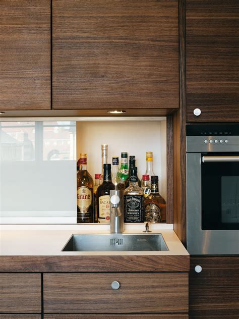 Clear finish can achieve a similar look. Walnut Veneer Cabinets - Kitchen Cabinets