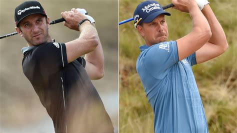 Dustin Johnson And Henrik Stenson Share Us Open Lead After Day 1