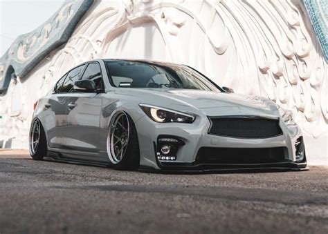 Infiniti Q50 Lowered On Rotiform 3pc Forged Kps Wheels Autospice