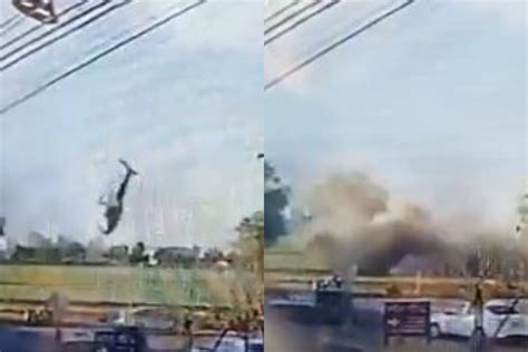 Video Cámara Grabó El Momento Exacto Del Desplome Del Helicóptero En