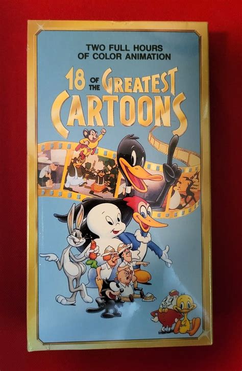 18 Of The Greatest Cartoons Vhs 1990 Factory Sealed Ebay