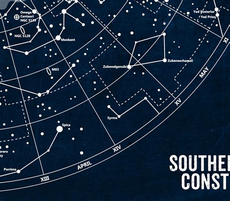 Stars Map Constellations Map Chalkboard Astronomy Poster Star Etsy