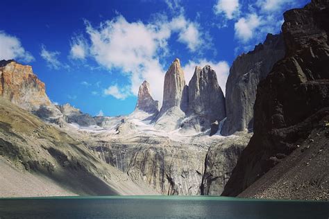 Patagonia Torres Del Paine Glacier Mountains Landscape Argentina