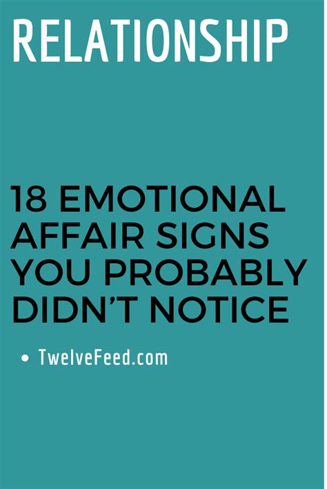 18 Emotional Affair Signs You Probably Didnt Notice Twelve Feeds