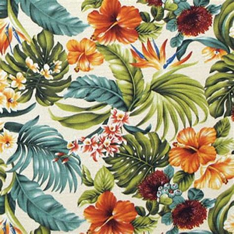 Fabric Hawaiian Tropical Upholstery By Hawaiianfabricnbyond In 2020