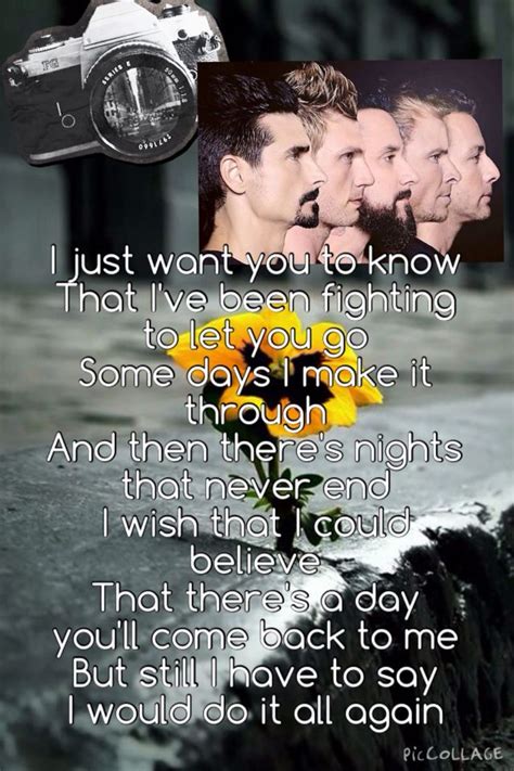 Backstreet Boys Lyrics - Just Want You To Know | Backstreet boys lyrics