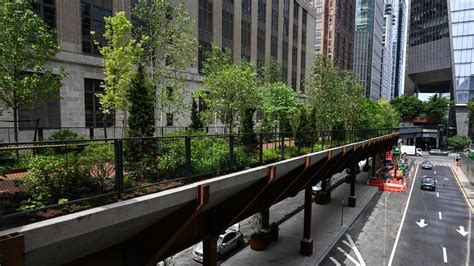 Commuters Get New Tree Lined Connector Linking High Line With Moynihan