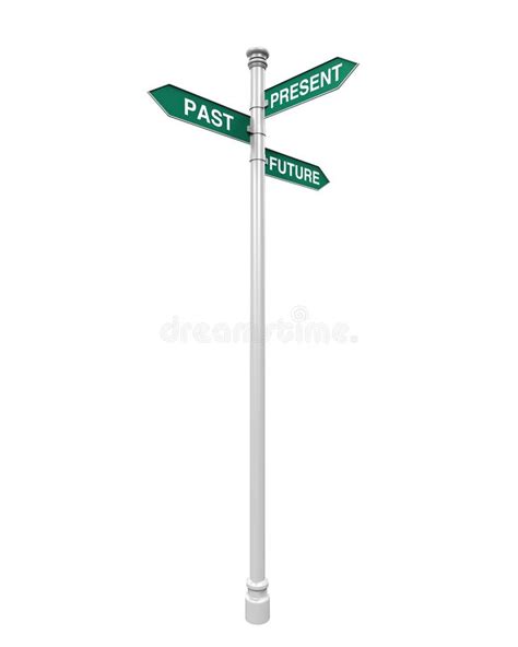 Direction Sign Past Future Present Stock Illustrations 240 Direction