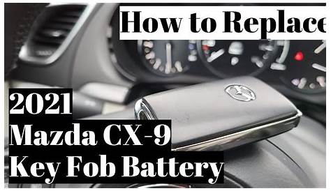 How to Replace 2021 Mazda CX-9 Key Fob Battery - YouTube