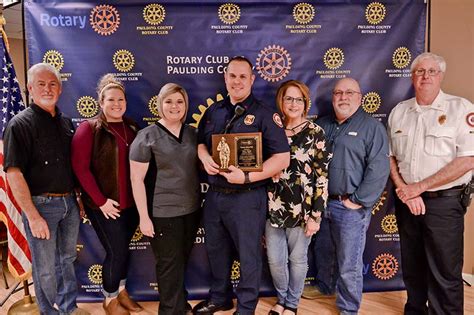 Paulding Rotary Officer Of The Year Public Safety Awards 2019