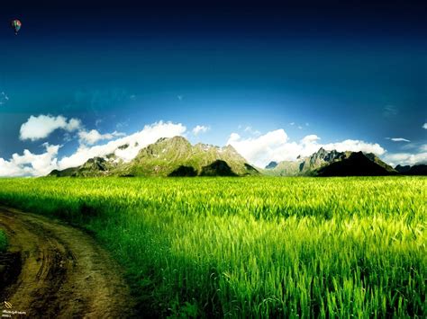 If you're in search of the best best landscape wallpapers, you've come to the right place. landscape, Grass, Mountains, Green, Blue, Clouds ...