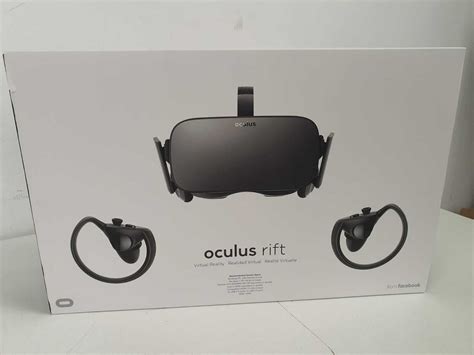 Oculus Rift Virtual Reality Headsets With Touch Controllers Black Ebay
