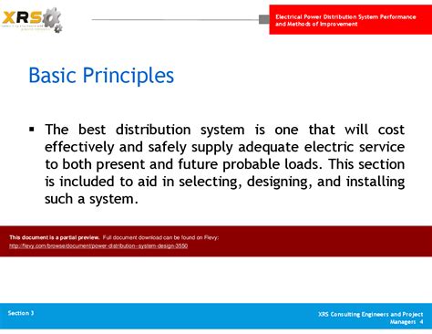 Ppt Power Distribution System Design 52 Slide Ppt Powerpoint
