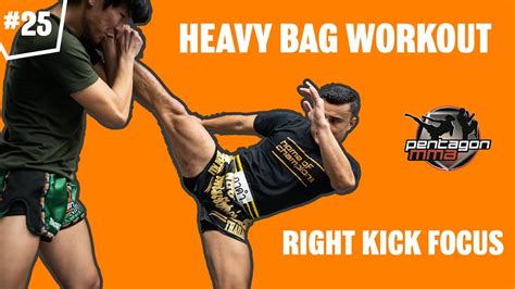 How To Build Strong Kicks For Martial Arts Heavy Bag Workout For Muay