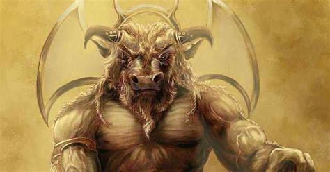 Minotaur Ancient History Encyclopedia Greek Mythology Bull Headed