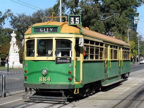 It runs around the central business district (cbd) and passes close to parliament house, the old treasury and docklands. Melbourne City Circle Tram - a photo on Flickriver