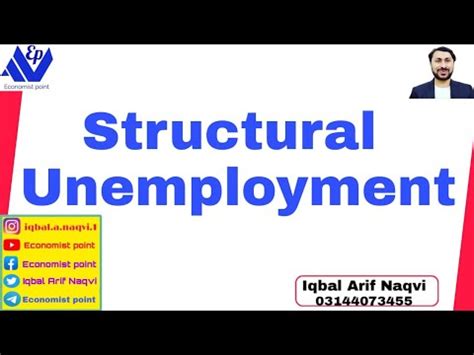 Structural Unemployment Definition And Example Economistpoint Youtube