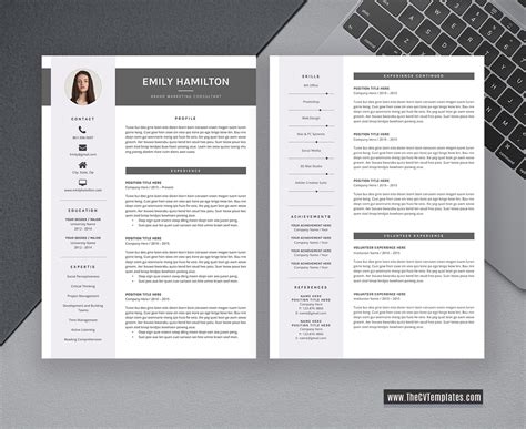 One page resume template with cover letter comes at a very affordable price of only $7 and includes cymk color scheme, 300 dpi resolution, photoshop and psd files, two layouts and footer styles for creating a catchy resume quickly. 2020 Modern CV Template, Cover Letter, Elegant CV Layout ...
