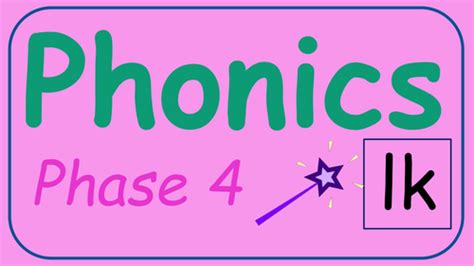 Phonics Phase 4 The Lk Sound Consonant Blends Teaching Resources