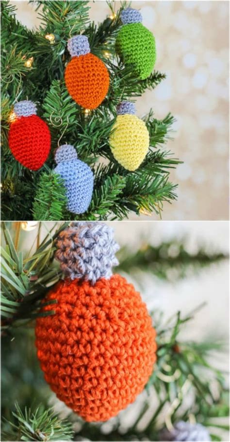 Making your own christmas ornaments this year? 30 Easy Crochet Christmas Ornaments To Decorate Your Tree ...