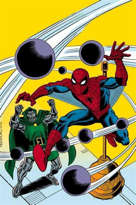 Spider Man And Doctor Doom Spiderman Comic Spiderman Spiderman Art