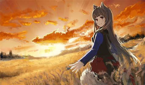 Anime Spice And Wolf Holo Spice And Wolf Sky Fondo De Pantalla Hd Wallpaperbetter