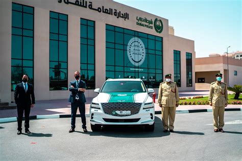 2021 Genesis Gv80 Heads To Dubai Dressed In The Official Police Attire