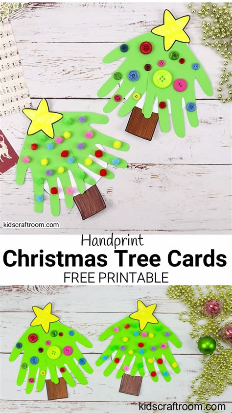Handprint Christmas Tree Cards Artofit
