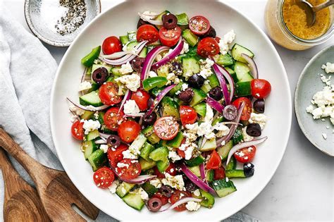 Finest Greek Salad Downshiftology