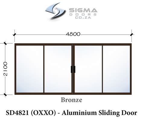 Aluminium Sliding Doors Price List Double Sliding Sd4821 Sigmadoors