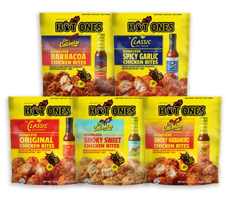 Hot Ones Chicken Bites Sauces And More John Soules Foods