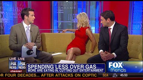 Ainsley Earhardt Hot Legs In Red On Fox And Friends Sexy Leg Cross