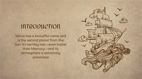 An Old Pirate Ship With The Captions Description In English And