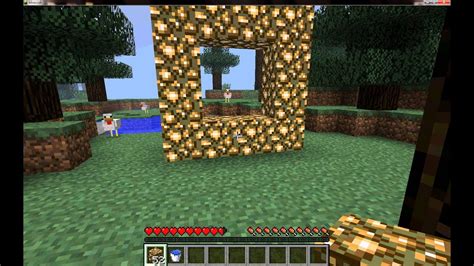How To Make Aether Portal In Minecraft Youtube