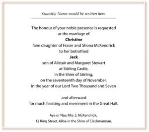 Brian rupert briggs (father and step mom's name) request the pleasure of your company at the solemnization in holy matrimony of their. Party Invitation Quotes. QuotesGram