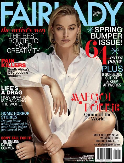 Welcome to marvelous margot your source on the australian actress margot robbie. Margot Robbie - Fairlady Magazine September/October 2020 ...