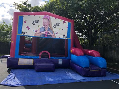 7 In 1 Inflatable Jojo Siwa Rental Miami