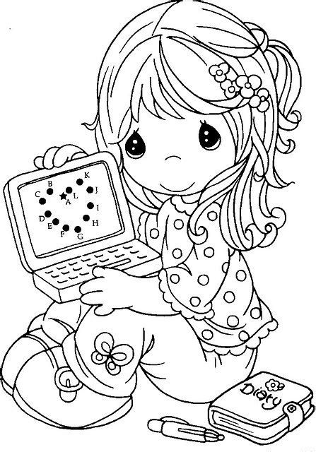 Dibujos, Dibujos tiernos para colorear, Momentos preciosos