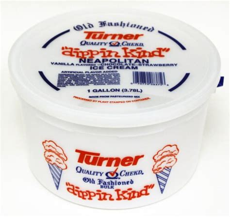 Turner Pure Premium Ice Cream Neapolitan Ice Cream Pail 128 Fl Oz