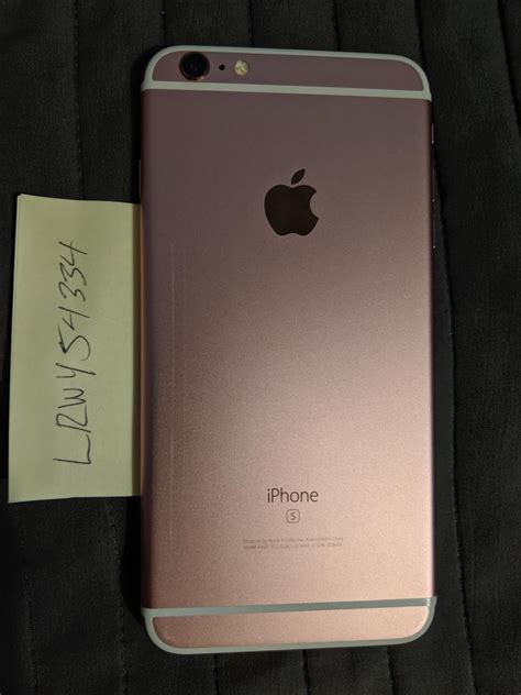 Apple Iphone 6s Plus T Mobile Rose Gold 64gb A1687 Lrwy54334