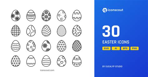 Download Easter Icon Pack Available In Svg Png And Icon Fonts