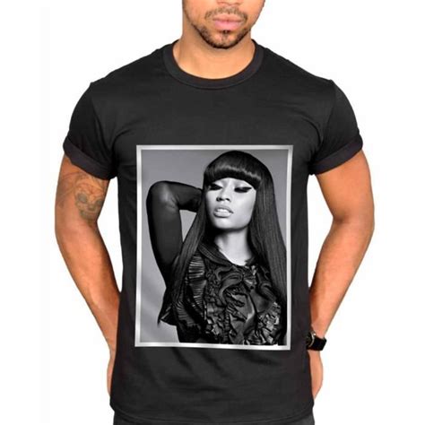 Nicki Minaj Seductive Pose Graphic T Shirt Tee Clothing Achat Vente T Shirt Cdiscount
